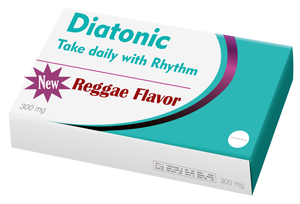 Diatonic prescription box, take daily with rhythm, new reggae flavor